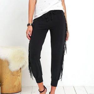 Amuse Society fringe joggers